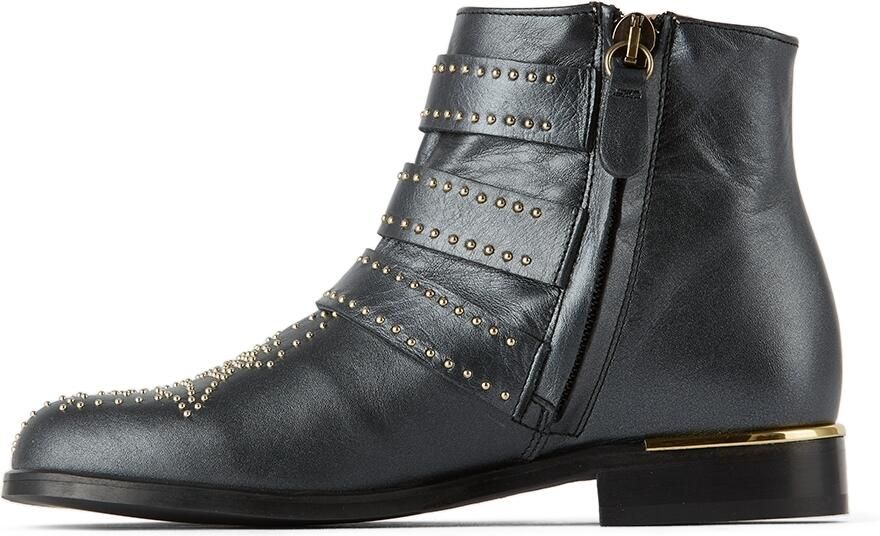 Chloé Kids Black Studded Ankle Boots - Picture 3