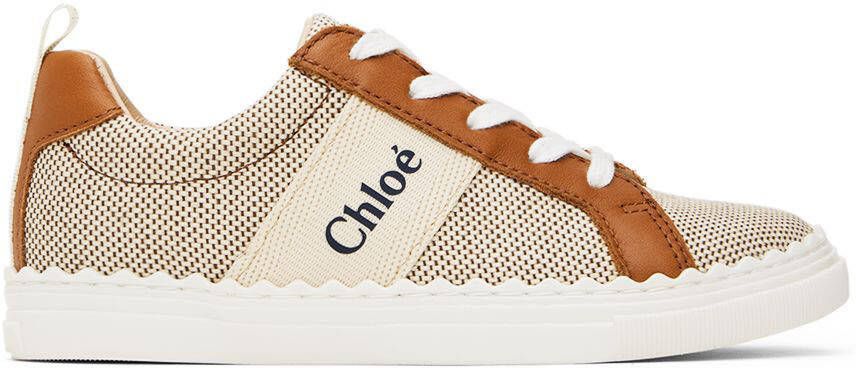 Chloé Kids Brown Lauren Sneakers - Picture 4