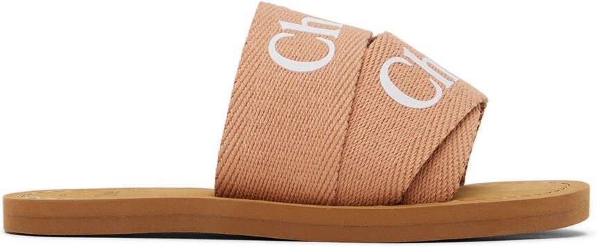 Chloé Kids Brown Woody Sandals - Picture 5