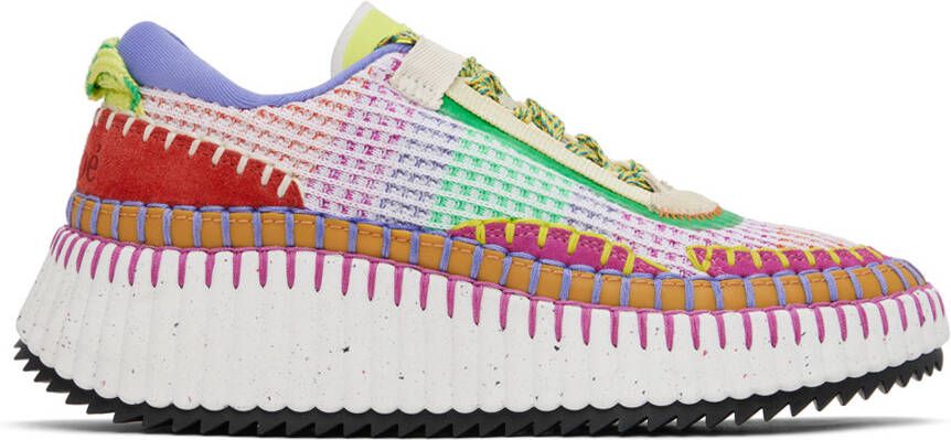Chloé Multicolor Nama Sneakers - Picture 4