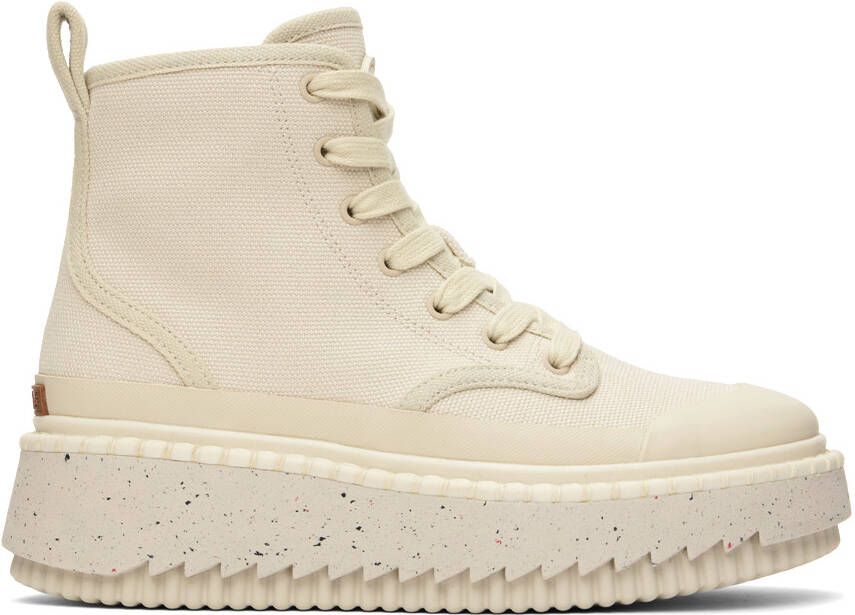 Chloé Off-White Lilli Desert Boots - Picture 5