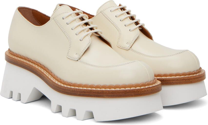Chloé Off-White Owena Oxfords - Picture 2
