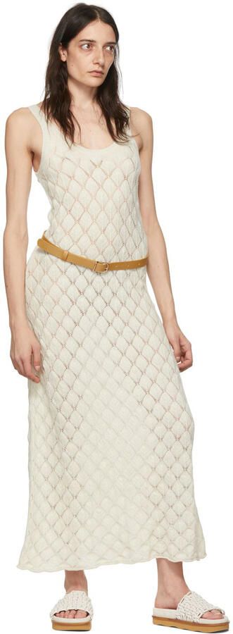 Chloé Off-White Wavy Flat Sandals - Picture 3