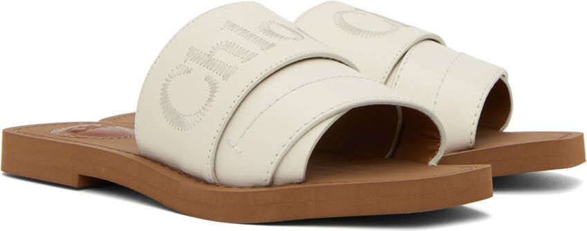 Chloé Off-White Woody Mules