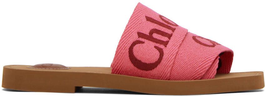 Chloé Pink Woody Sandals - Picture 5