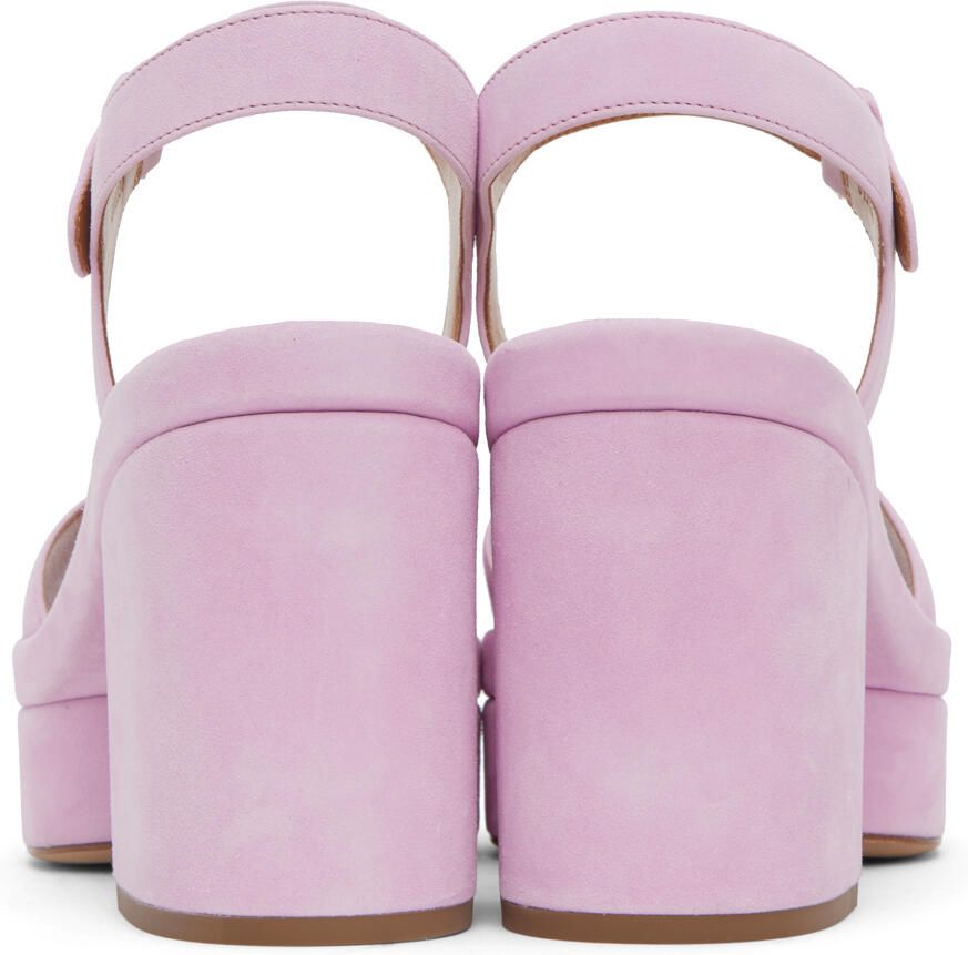 Chloé Purple Odina Platform Sandals