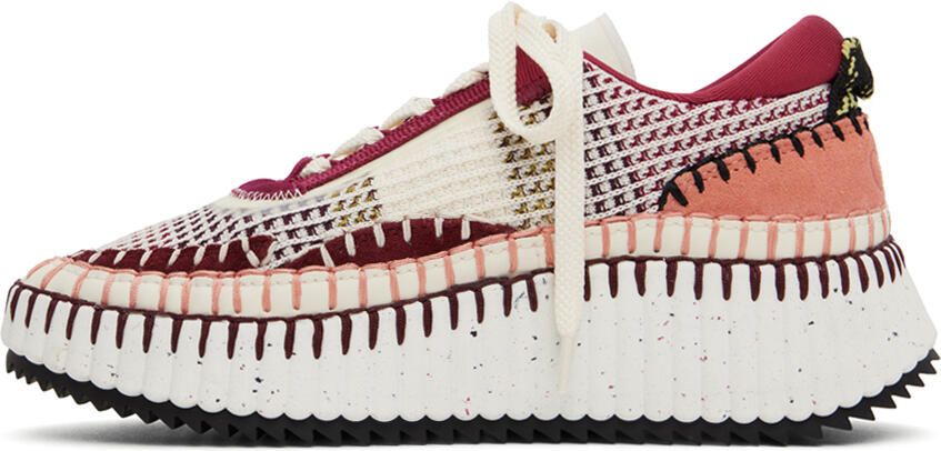 Chloé Red Nama Sneakers - Picture 3