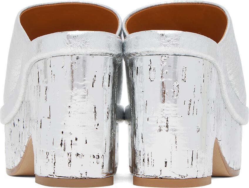 Chloé Silver Oli Platform Heeled Sandals