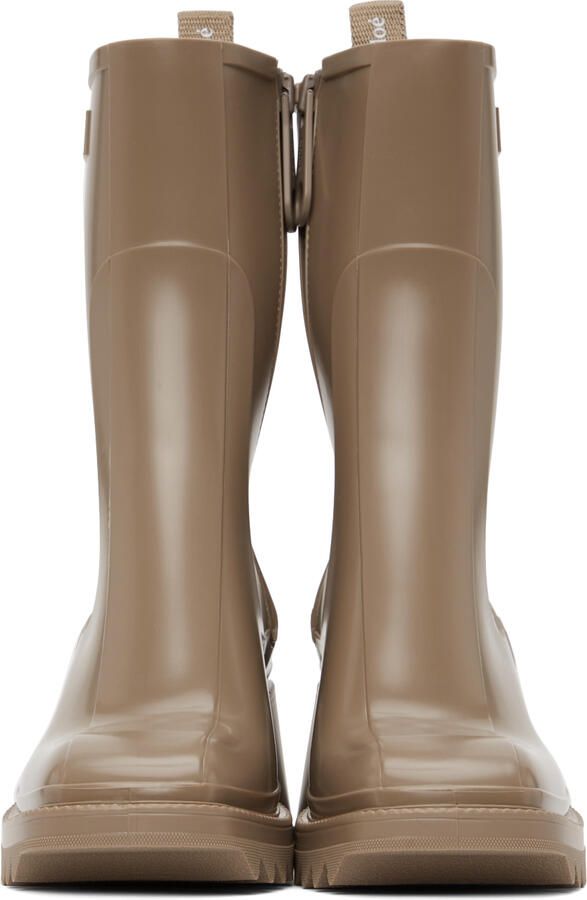 Chloé Taupe Betty Boots - Picture 2