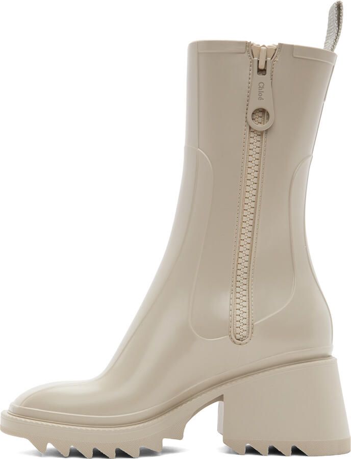 Chloé Taupe Betty Boots - Picture 2