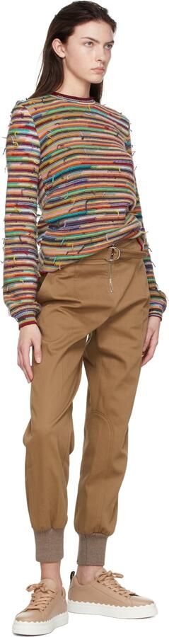 Chloé Taupe Lauren Sneakers - Picture 4