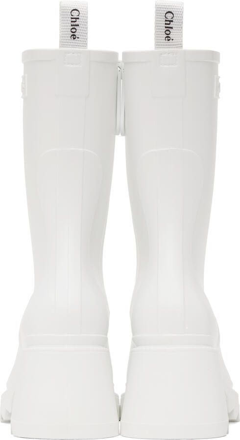 Chloé White Betty Boots - Picture 5