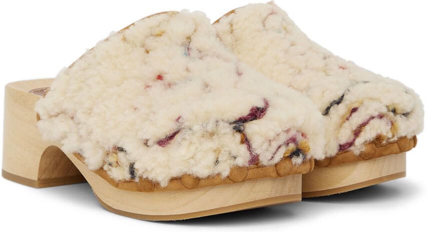 Chloé White Joy Clogs - Picture 2