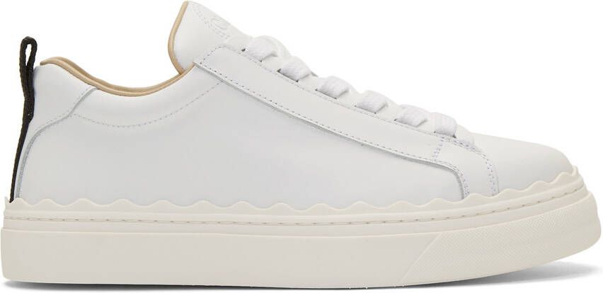 Chloé White Lauren Sneakers - Picture 5