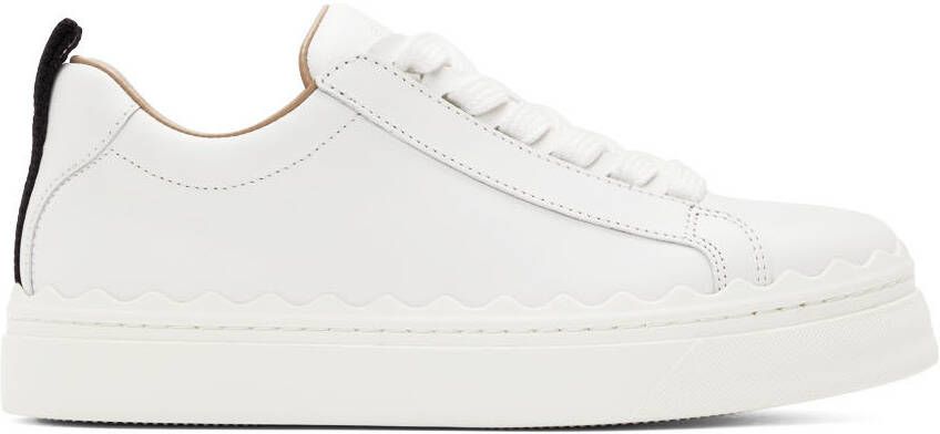 Chloé White Lauren Sneakers - Picture 5