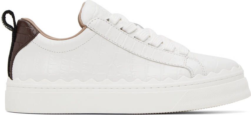 Chloé White Lauren Sneakers - Picture 5