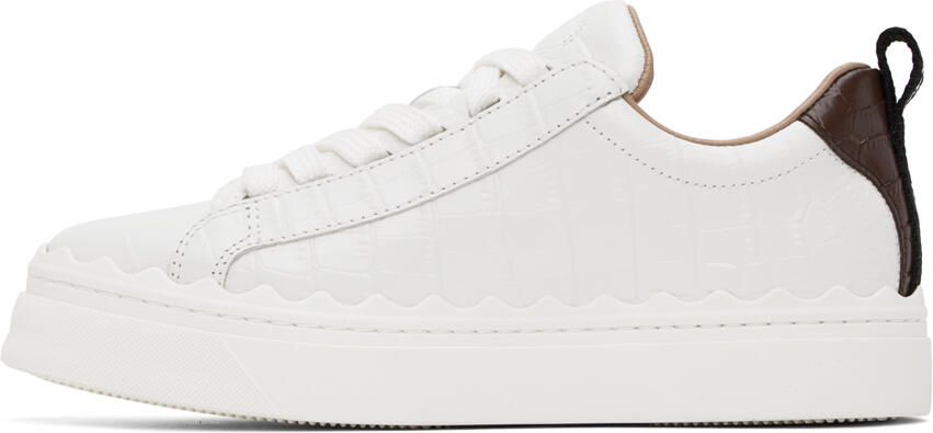 Chloé White Lauren Sneakers - Picture 3