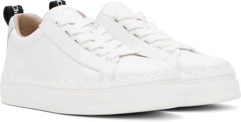 Chloé White Lauren Sneakers - Picture 2