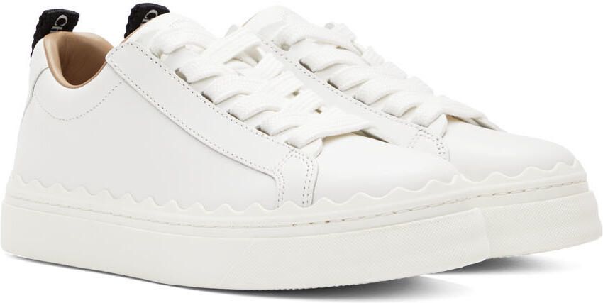 Chloé White Lauren Sneakers - Picture 2