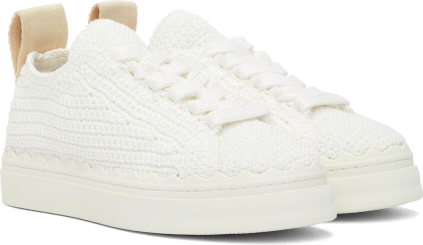 Chloé White Lauren Sneakers - Picture 2