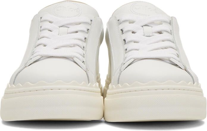 Chloé White Lauren Sneakers - Picture 3