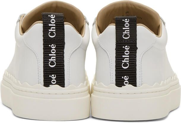 Chloé White Lauren Sneakers - Picture 4