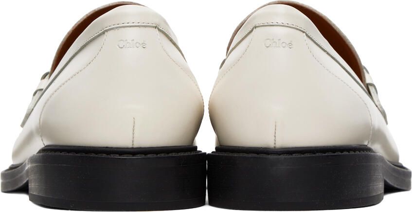 Chloé White Marcie Loafers