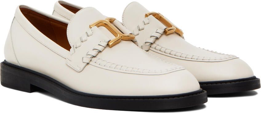 Chloé White Marcie Loafers - Picture 2