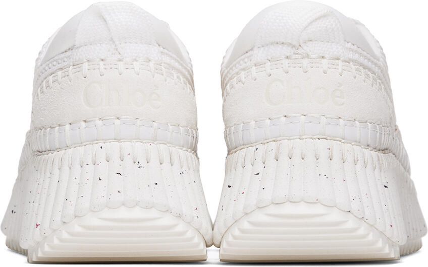 Chloé White Nama Sneakers