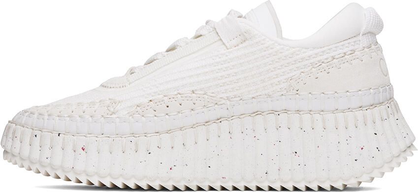 Chloé White Nama Sneakers - Picture 3