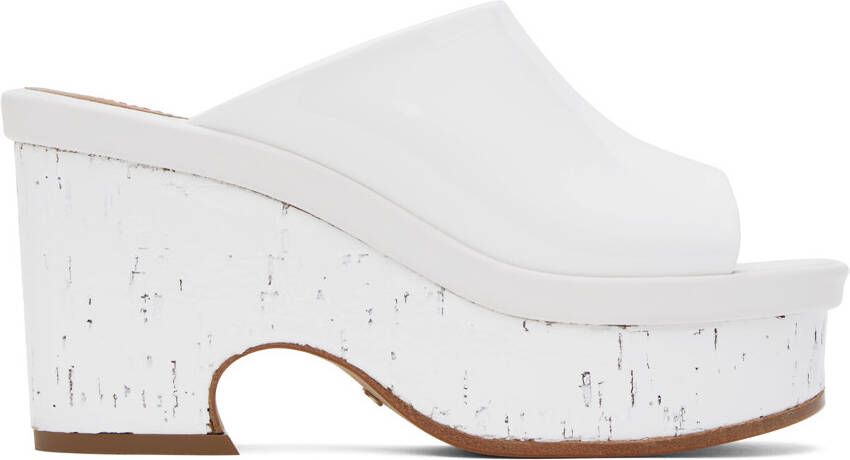 Chloé White Oli Mules - Picture 5