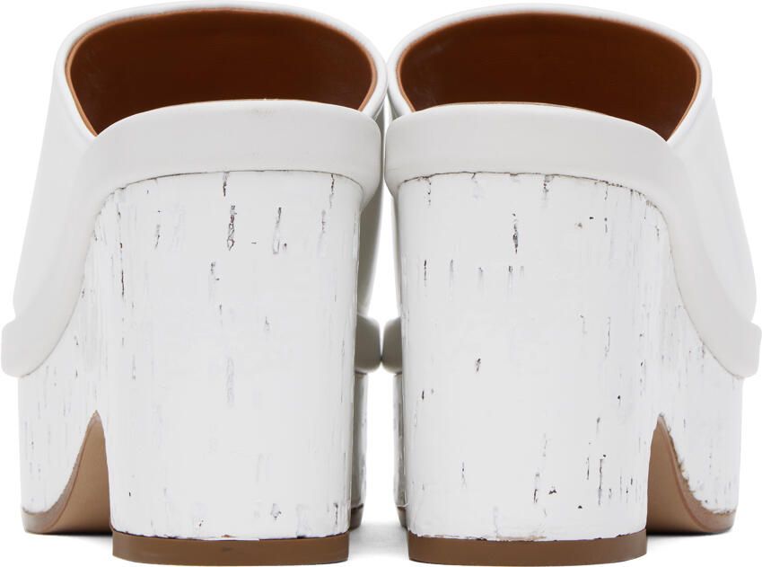 Chloé White Oli Mules