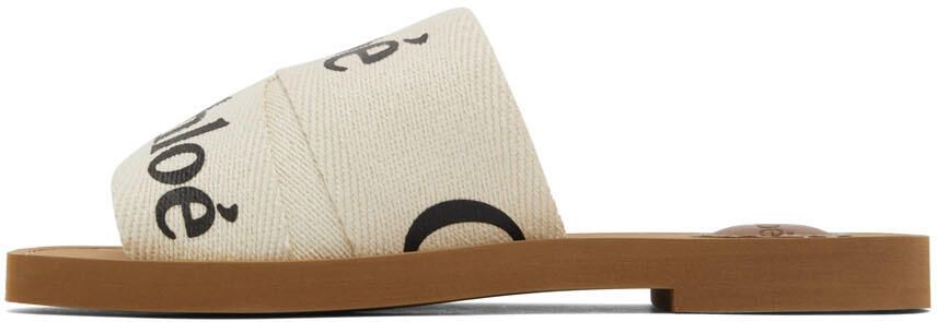 Chloé White Woody Mules - Picture 3