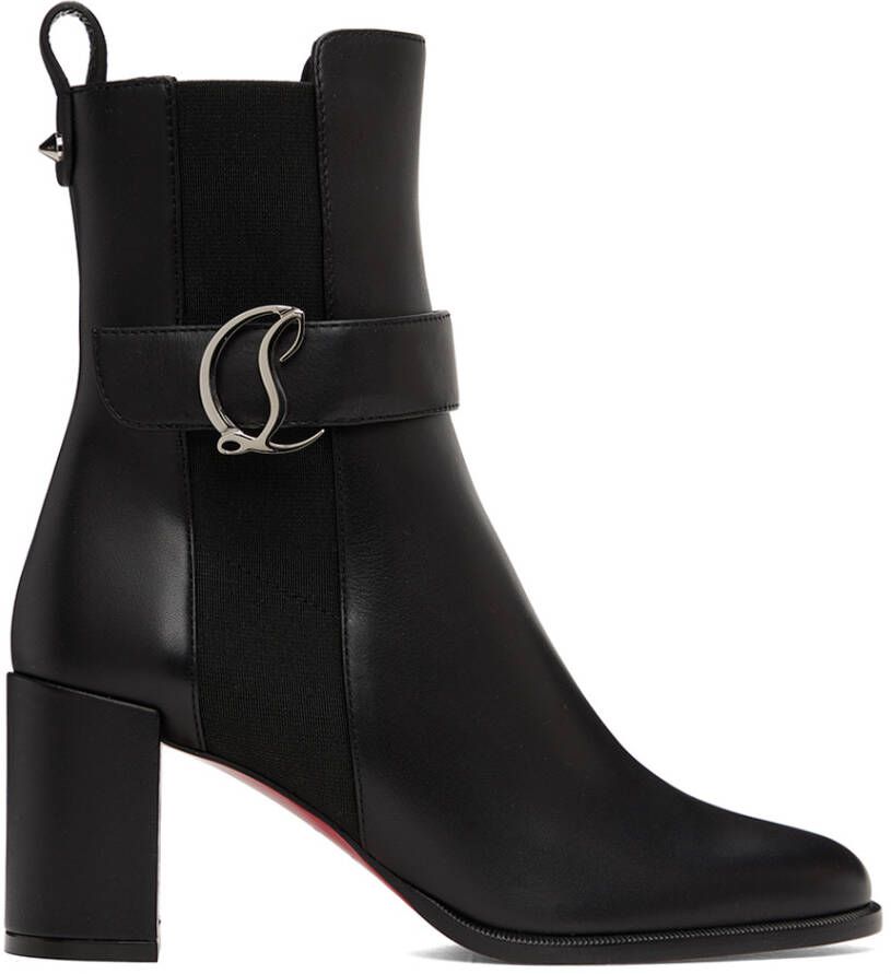 Christian Louboutin Black CL Chelsea Boots - Picture 2