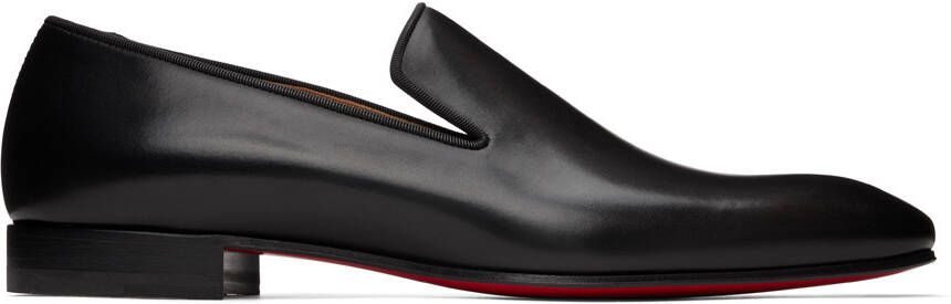 Christian Louboutin Black Our Georges Lace-Up Shoes - Picture 9