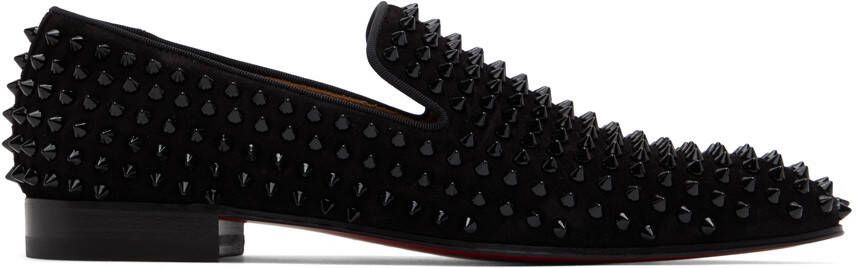 Christian Louboutin Black Dandelion Spikes Loafers - Picture 5