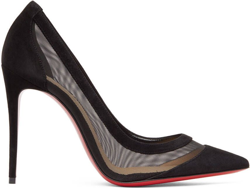 Christian Louboutin Black Galativi 100 Heels - Picture 4