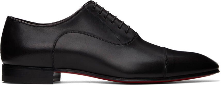 Christian Louboutin Black Greggo Oxfords - Picture 7