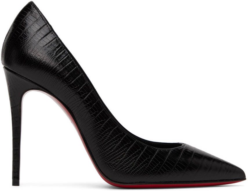 Christian Louboutin Black Kate 100 Heels - Picture 5