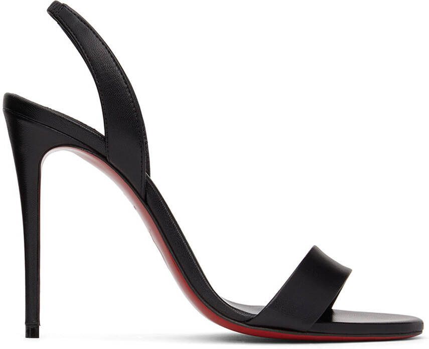 Christian Louboutin Black Marilyn 100 Heeled Sandals - Picture 5