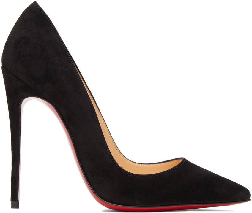 Christian Louboutin Black Suede So Kate 120 Heels - Picture 4