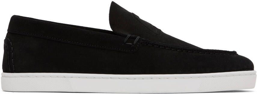 Christian Louboutin Black Varsiboat Sneakers - Picture 4