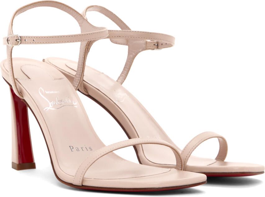 Christian Louboutin Beige Condora 85 Heeled Sandals - Picture 2