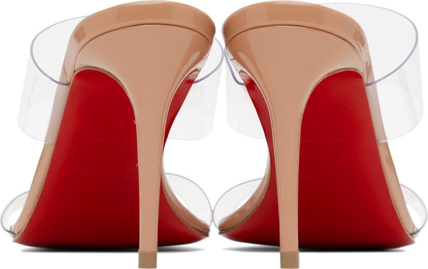 Christian Louboutin Beige Just Nothing 85 Sandals