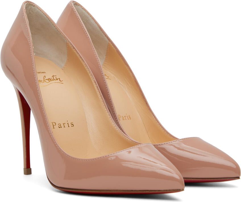 Christian Louboutin Beige Pigalle Follies 100 Heels - Picture 4