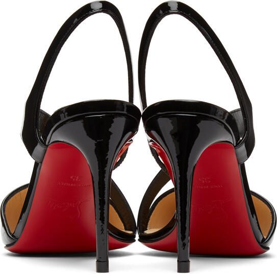Christian Louboutin Black Brandina 85 Heels - Picture 4