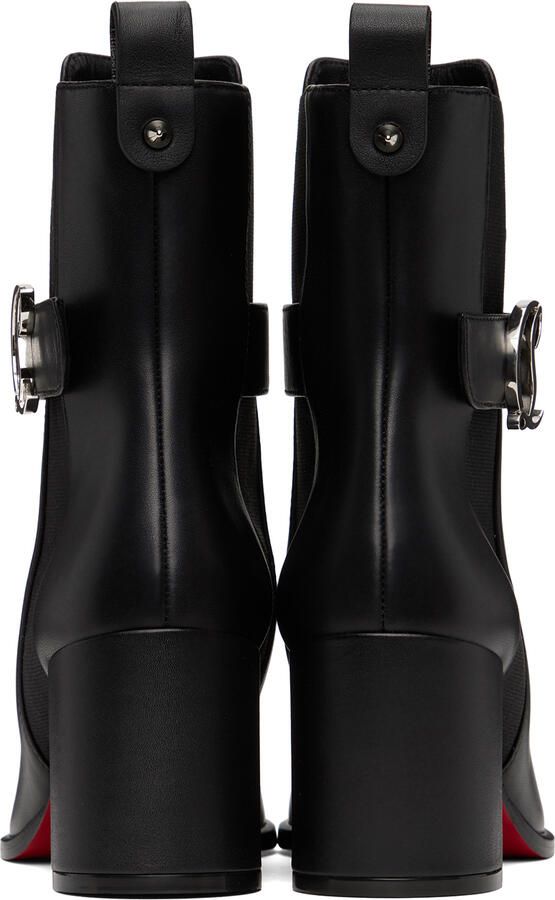 Christian Louboutin Black CL Chelsea Boots - Picture 5