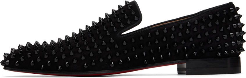 Christian Louboutin Black Dandelion Spikes Loafers - Picture 4