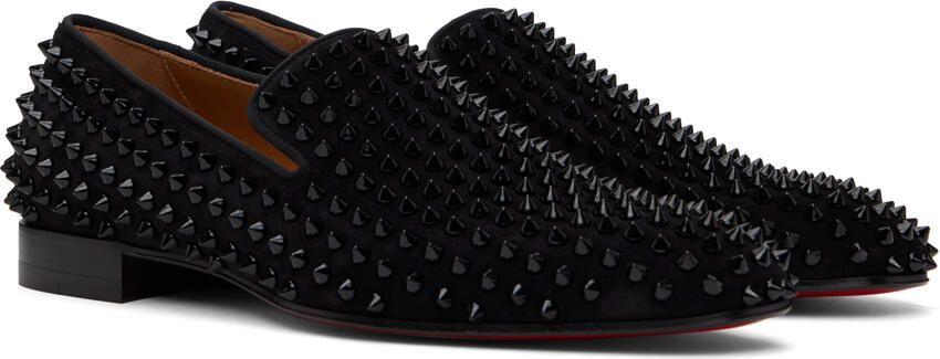Christian Louboutin Black Dandelion Spikes Loafers - Picture 2