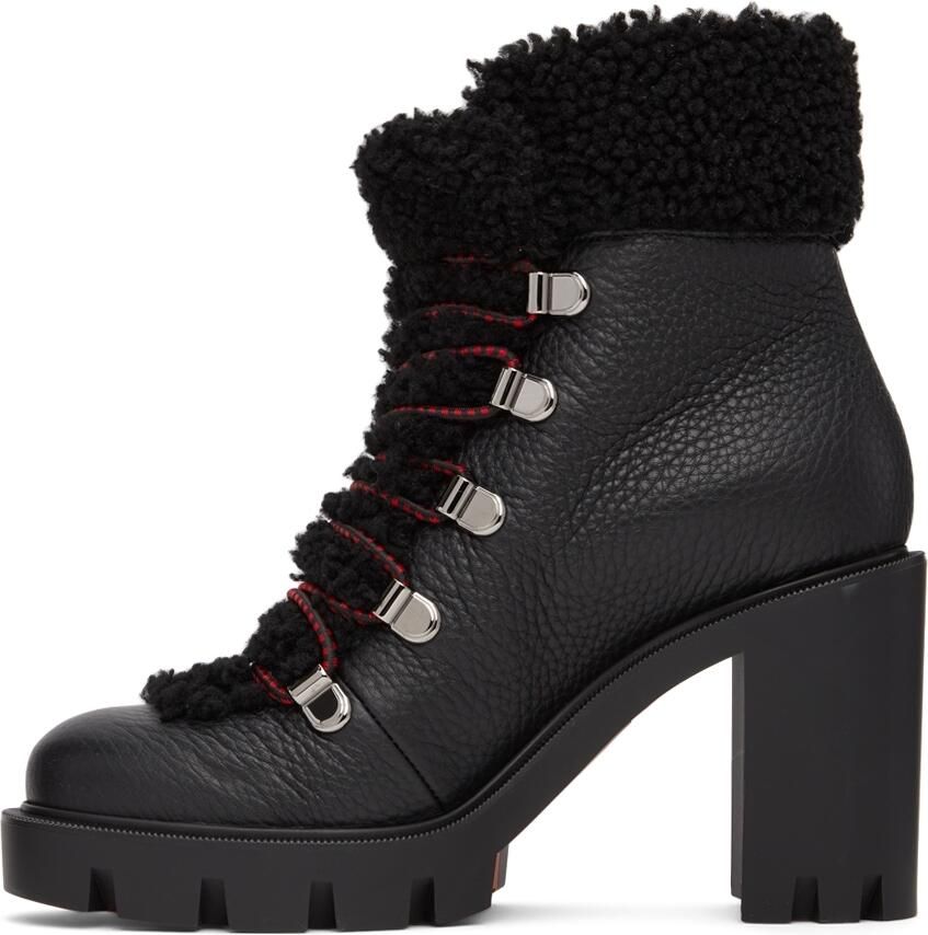 Christian Louboutin Black Edelvizer Ankle Boots